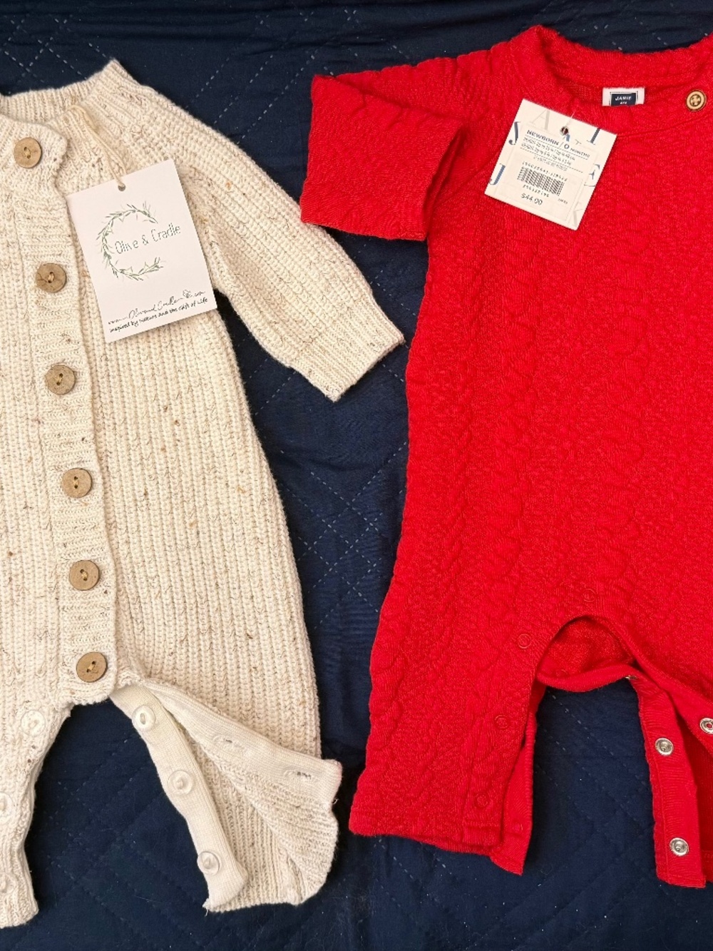 Two jumpers: handmade + Janie and Jack